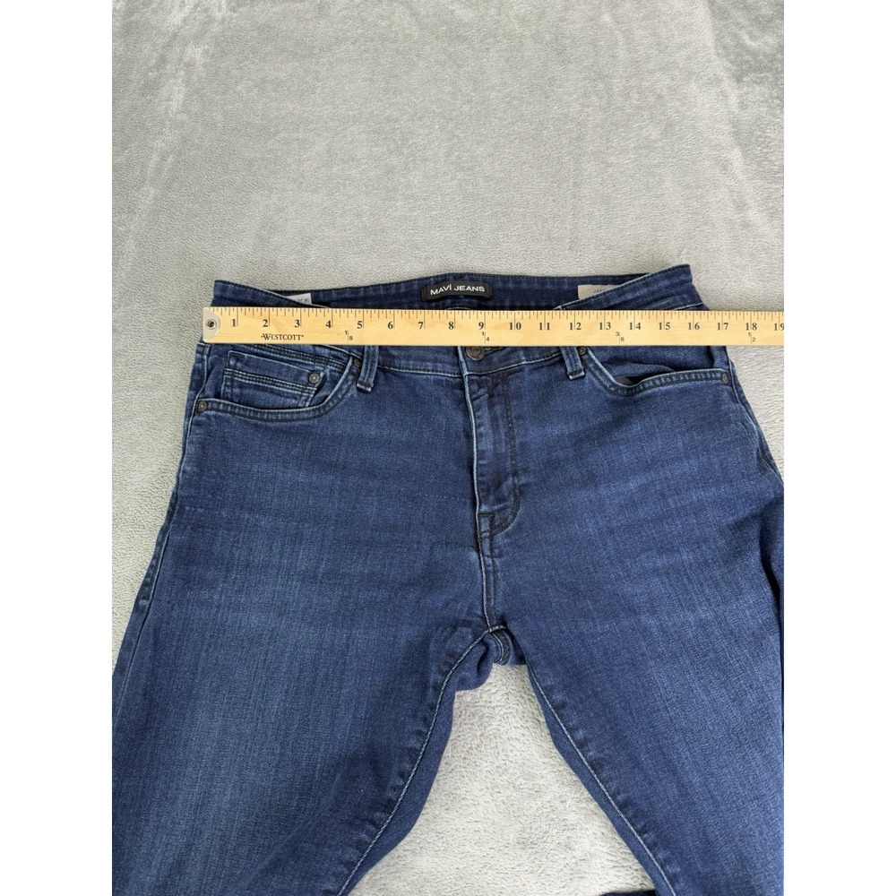 Mavi Jeans Jake Slim Leg Men's Size 34X32 Blue Dark Wash - Picture 7 of 11